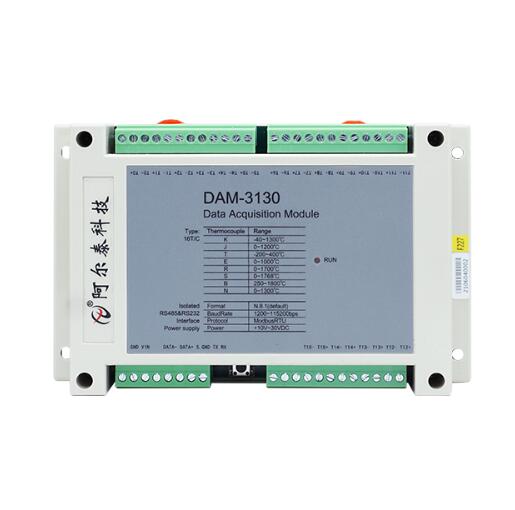阿尔泰科技16路差分热电偶输入模块DAM-3130